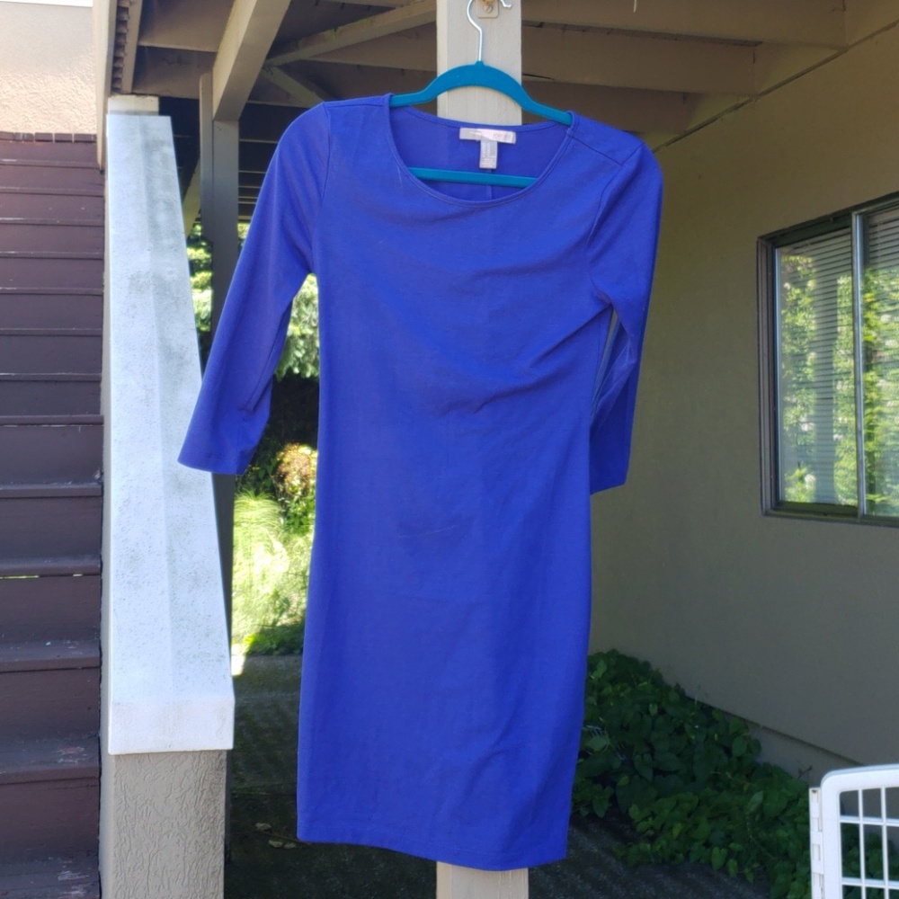 Royal blue cocktail dress